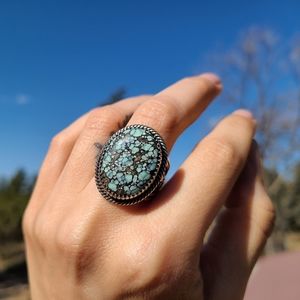 HUGE new lander turquoise ring